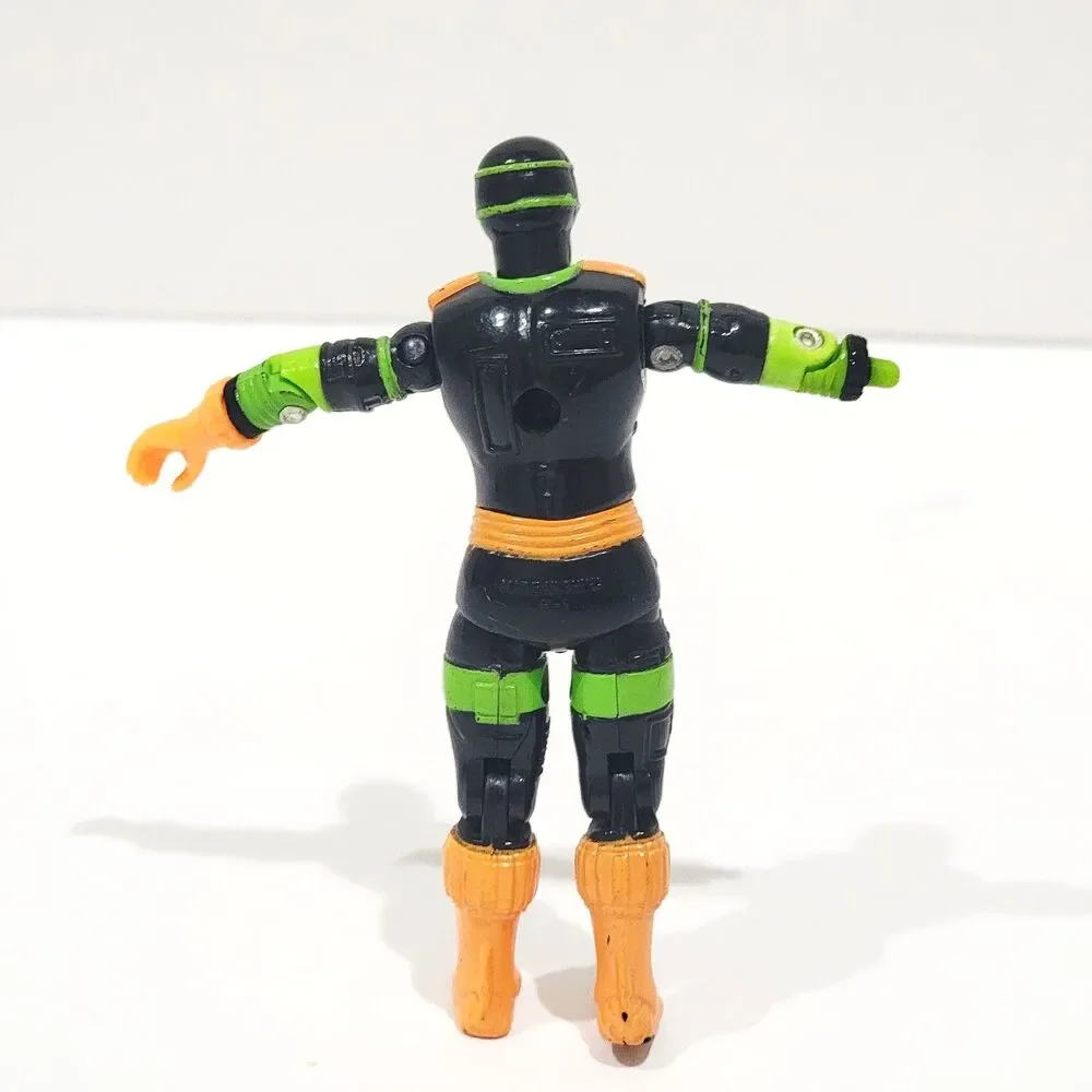 GI Joe Cobra BAT v2 Action Figure No Hologram Vintage 1991 ARAH Orange Green